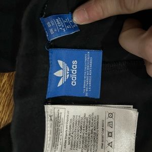 black and white adidas leggings